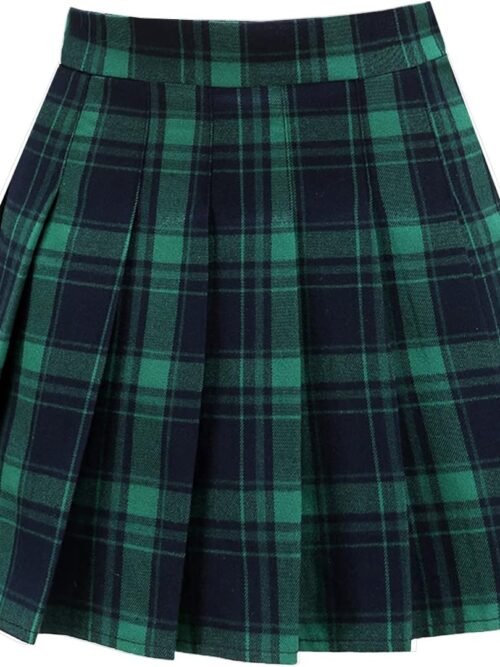 Women's High-Waisted A-Line Pleated Mini Skirt – Short Tennis Skirt